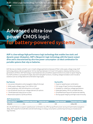Advanced ultra-low power CMOS logic portfolioの資料表紙画像
