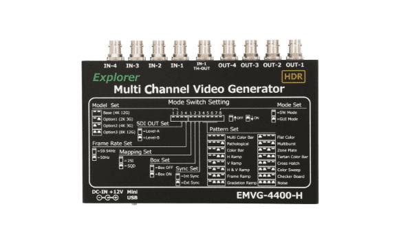 4K/8K HDR対応小型信号発生器