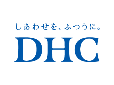 株式会社ディーエイチシーのロゴとスローガン「しあわせを、ふつうに。」