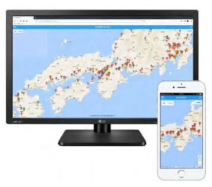 かんたん操作でハイスペック 低価格を実現した位置情報管理サービス「DoCoMAP」