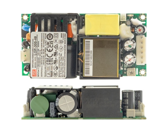 LOP-300シリーズのPCB基板の上面および側面写真