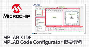 MPLAB X IDE MPLAB Code Configurator資料表紙