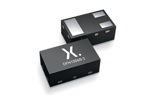 Nexperia 抵抗内蔵トランジスタ DFN1006D-3の画像